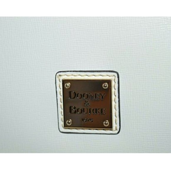 Dooney & Bourke Saffiano Italian Leather White Bag - Picture 3 of 12